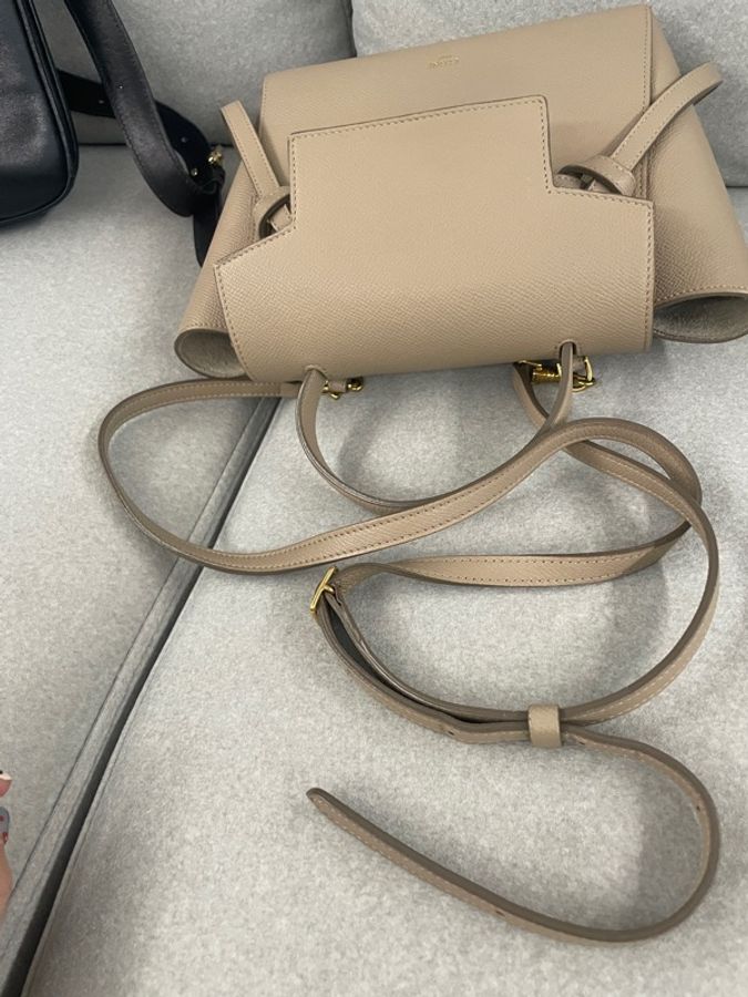 Celine Nano belt bag 奶茶色鯰魚包-5