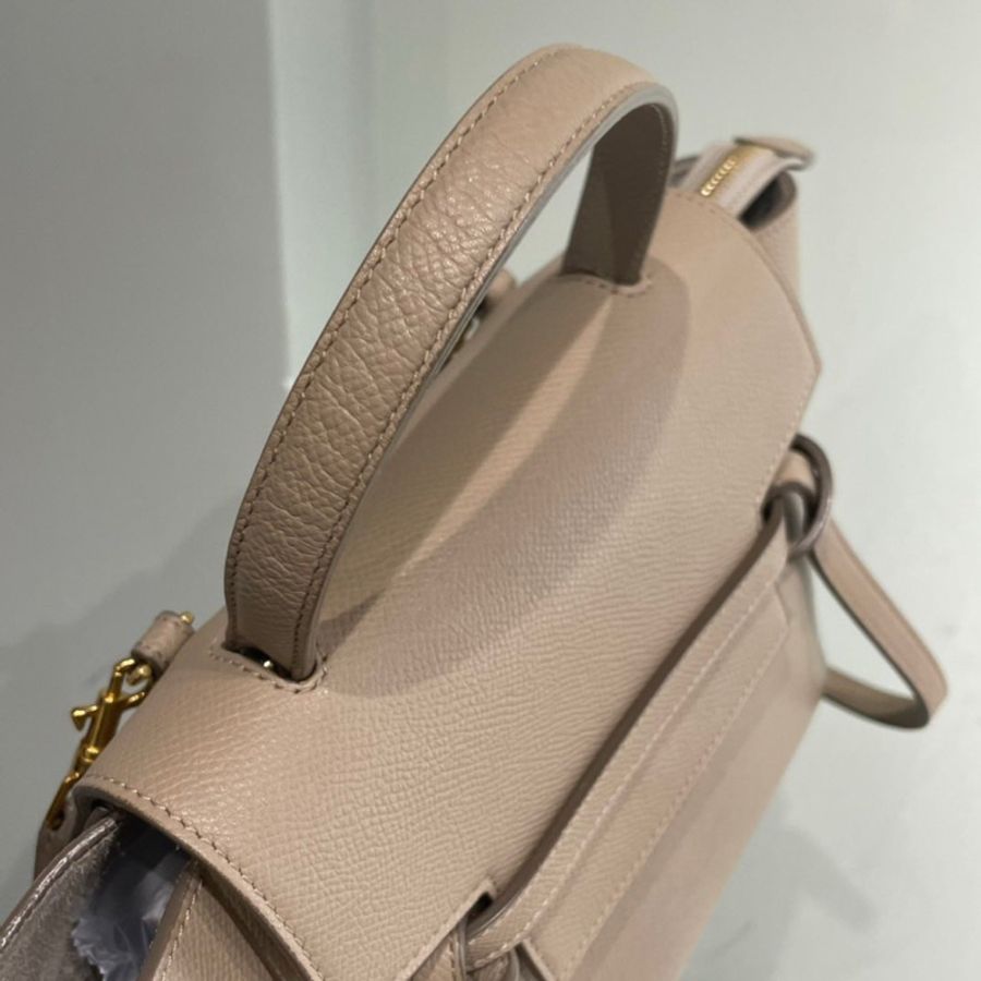 Celine Nano belt bag 奶茶色鯰魚包-9