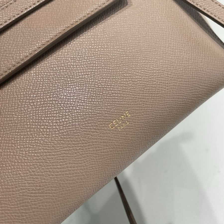 Celine Nano belt bag 奶茶色鯰魚包-12