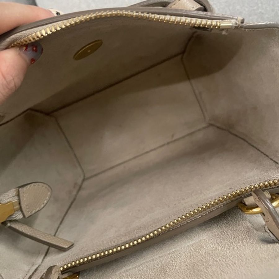 Celine Nano belt bag 奶茶色鯰魚包-19