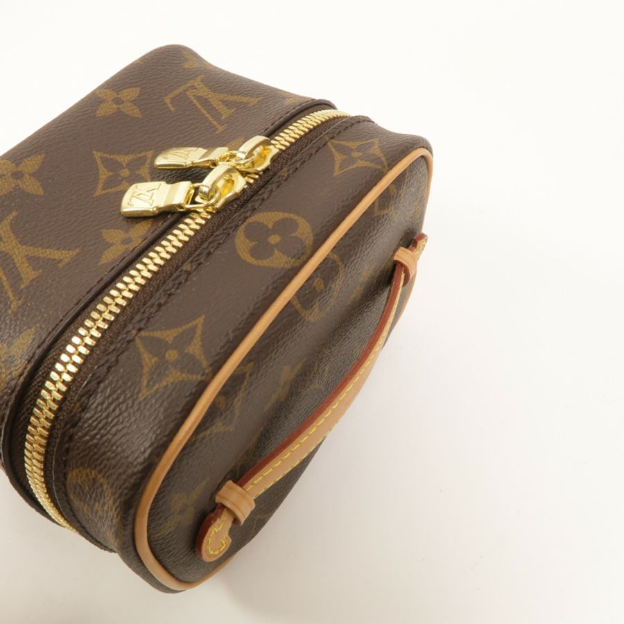 LOUIS VUITTON Monogram Nice Nano化妝袋-6