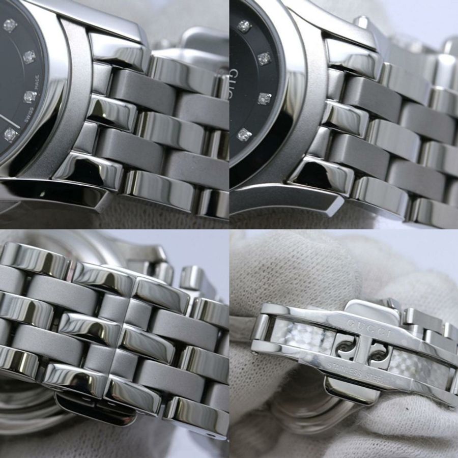 GUCCI G-Class 11鑽腕錶 YA055504 5500L 女士不鏽鋼腕錶 40448-9