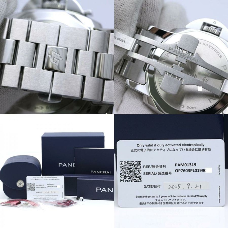 沛納海 Luminor Due Pastello PAM01319 粉紅色 Z 字頭女錶 不鏽鋼 40442-9