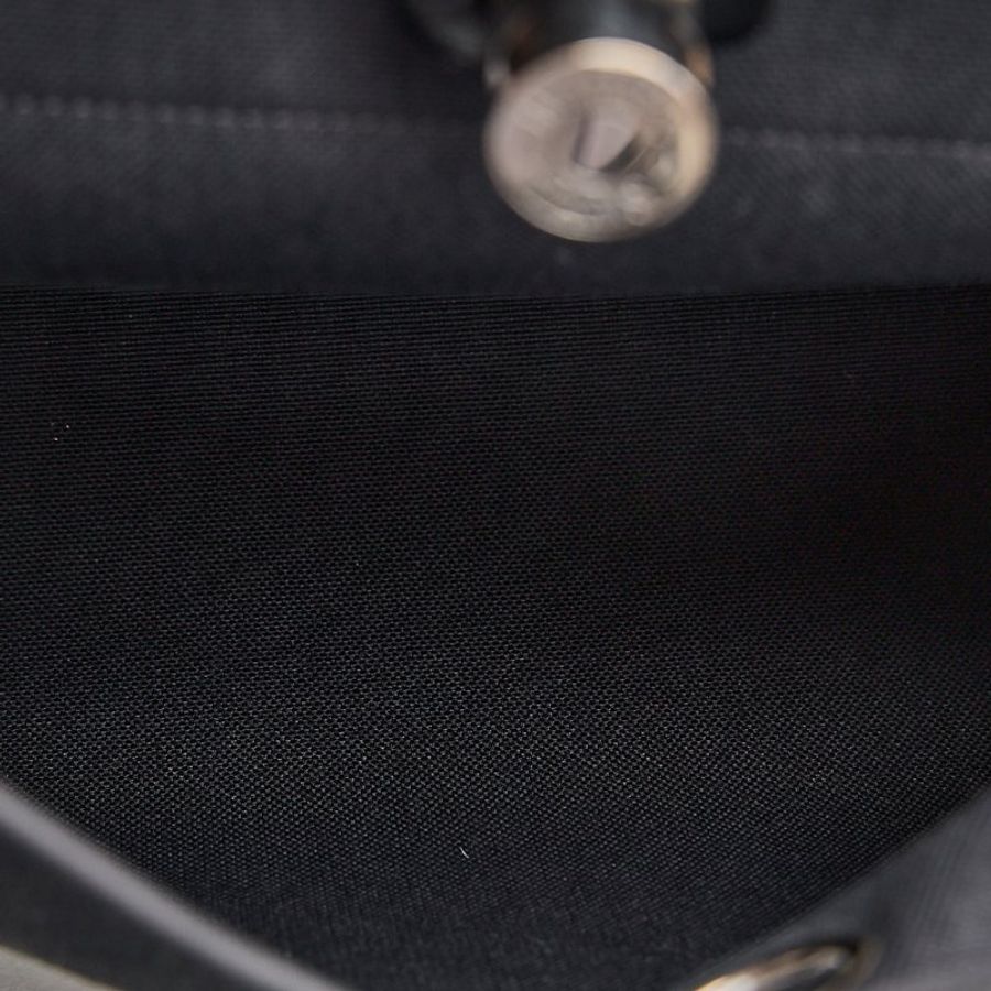 二手Hermès herbag zip 31黑銀-19