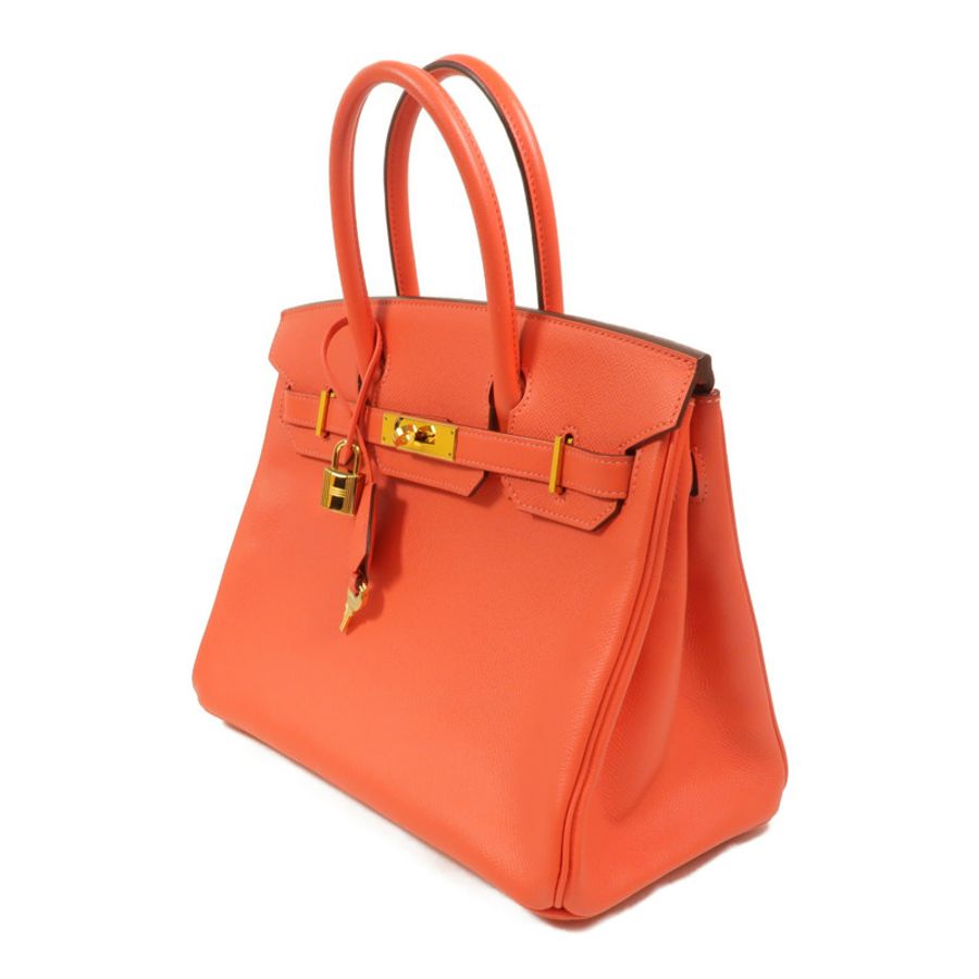 HERMES Epsom皮革Birkin 30手挽袋Rose Jaipur-2