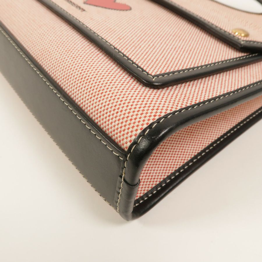 BURBERRY 帆布/皮革Mini Pocket Bag手挽肩背兩用袋-11