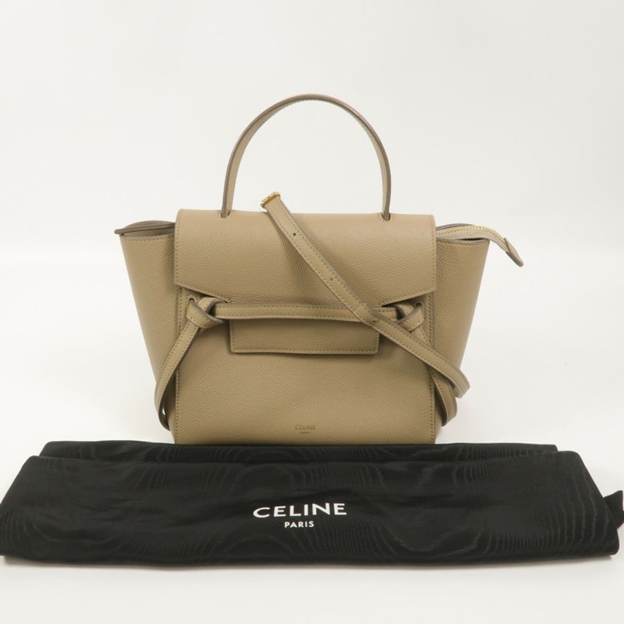 CELINE 牛皮皮革Nano Belt Bag-9