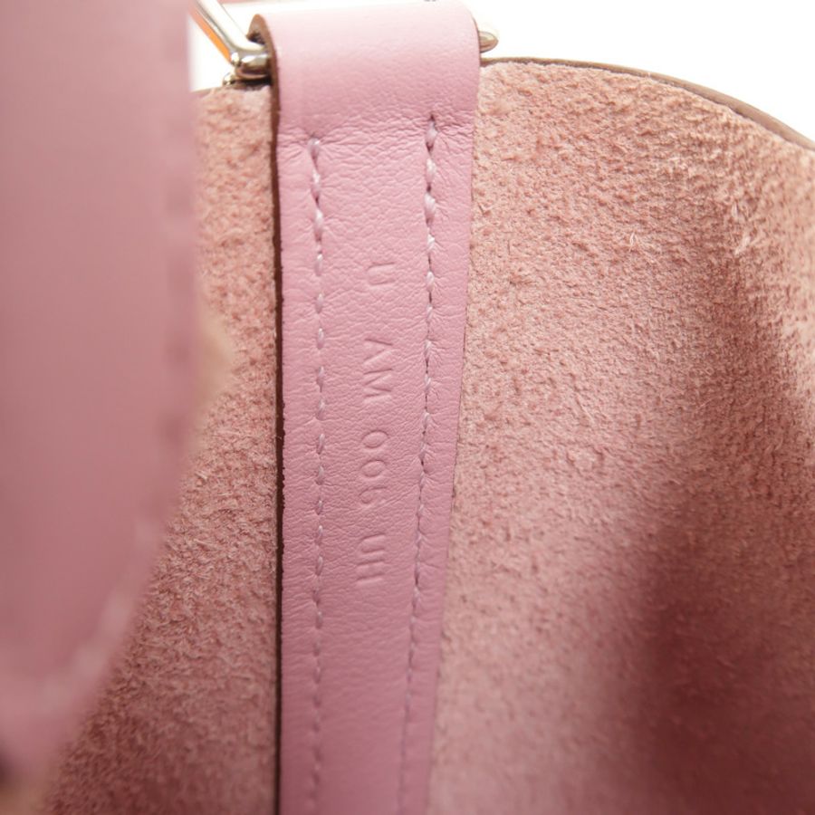 HERMES Swift皮革Picotin Micro Daisy 14手挽袋Mauve Sylvestre-6