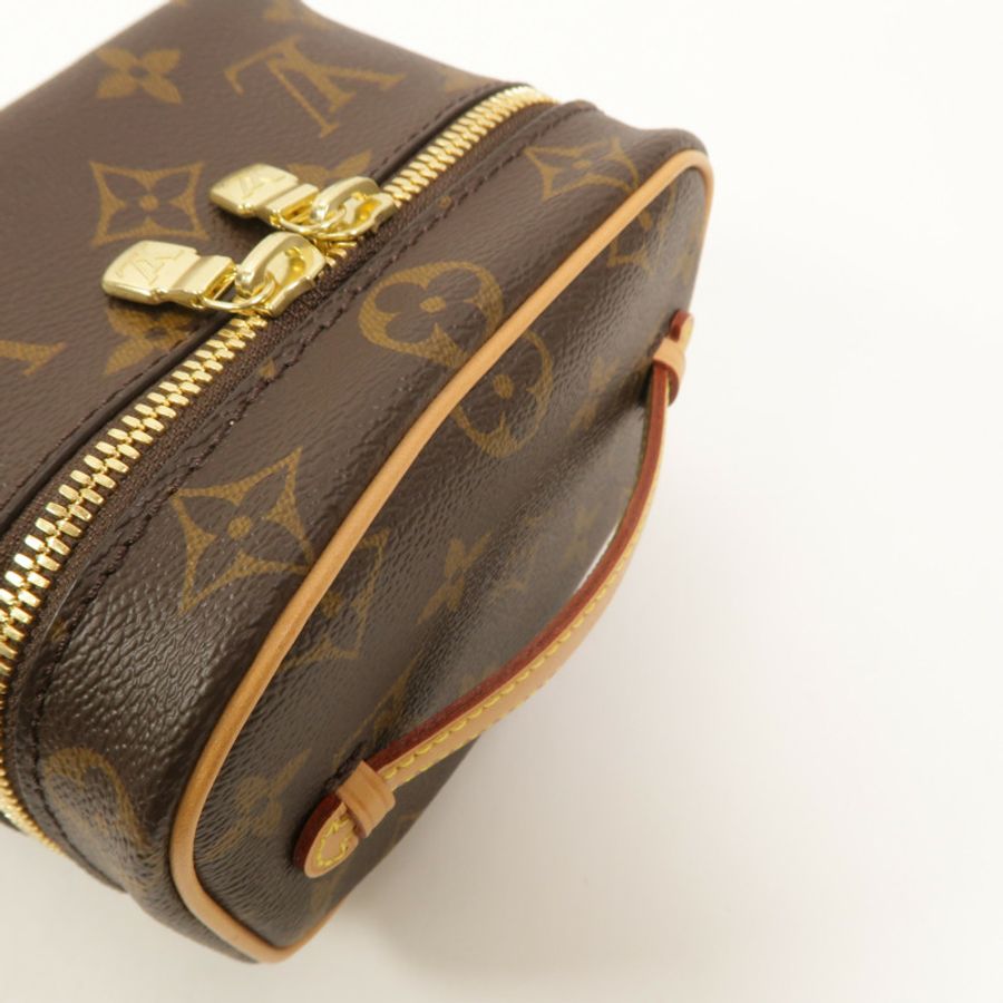 LOUIS VUITTON Monogram Nice Nano化妝袋-6