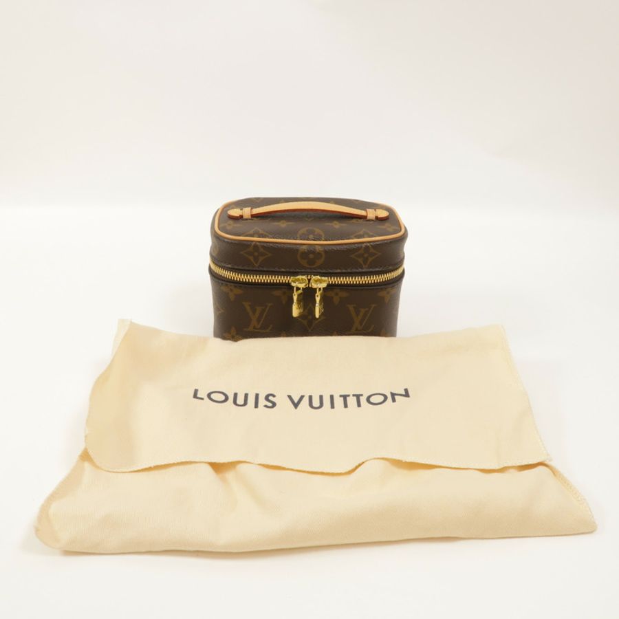 LOUIS VUITTON Monogram Nice Nano化妝袋-8