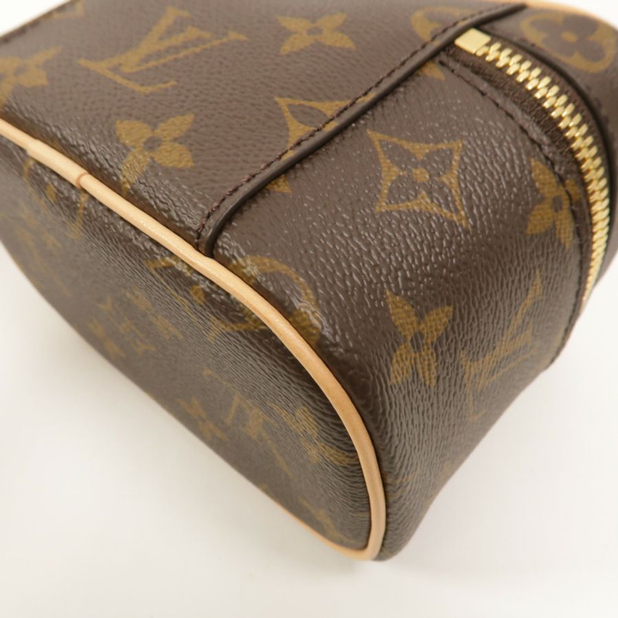 LOUIS VUITTON Monogram Nice Nano化妝袋-11