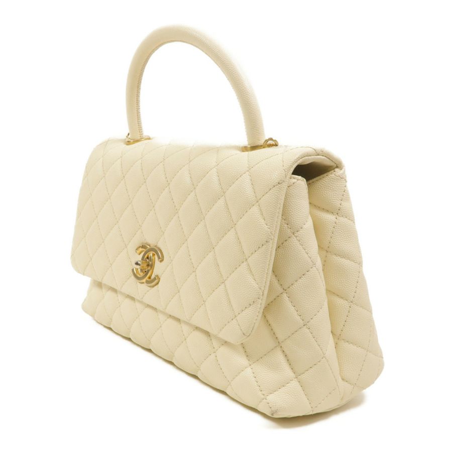 CHANEL 牛皮皮革Coco Handle Bag手挽肩背兩用袋-2