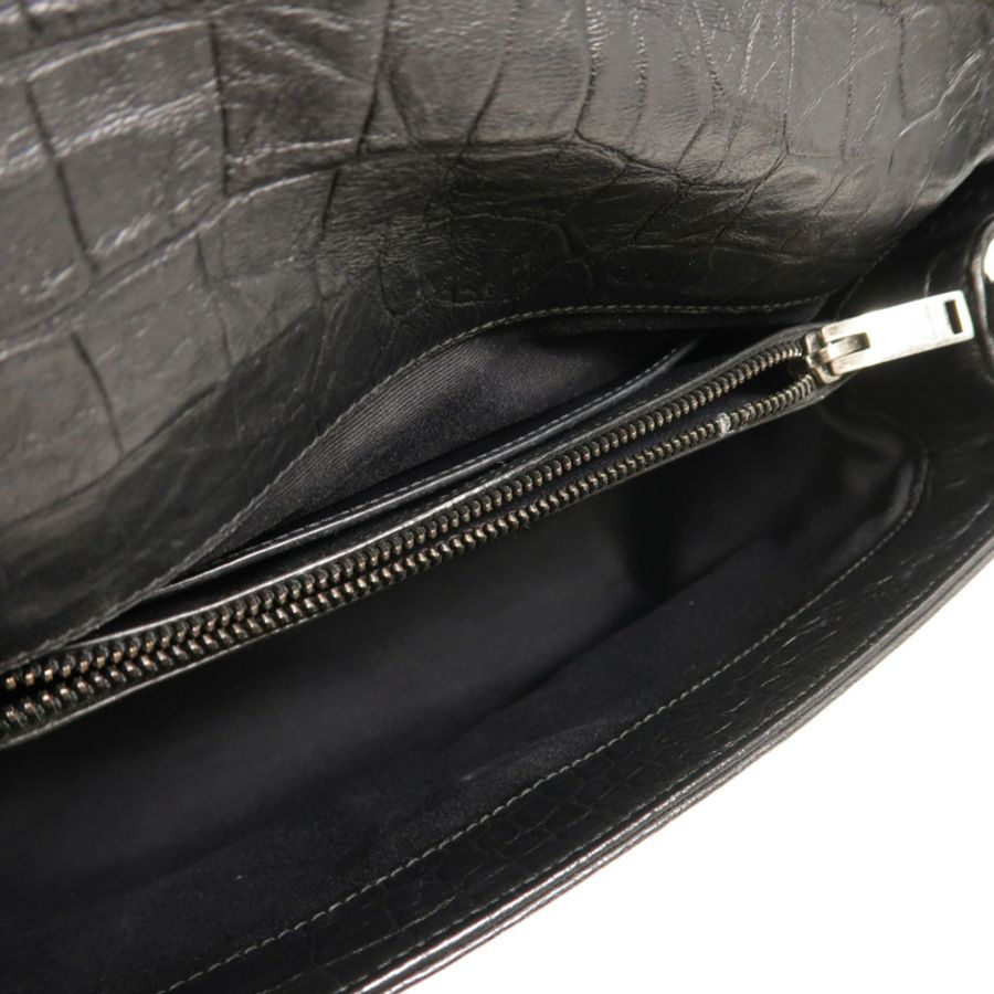 SAINT LAURENT 牛皮皮革West Hollywood鏈帶肩背袋-4