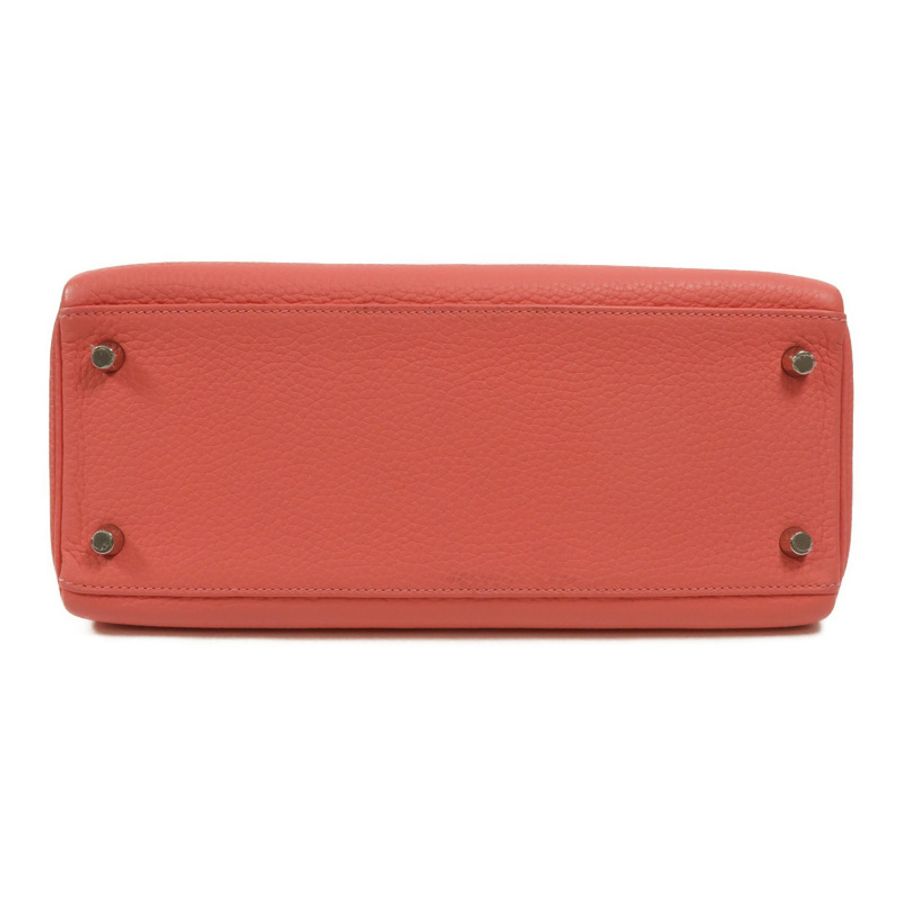 HERMES Togo皮革Kelly 28手挽肩背兩用袋Rose d'Ete-3