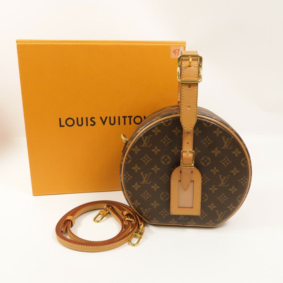 LOUIS VUITTON Monogram Petite Boite Chapeau手挽肩背兩用袋-9