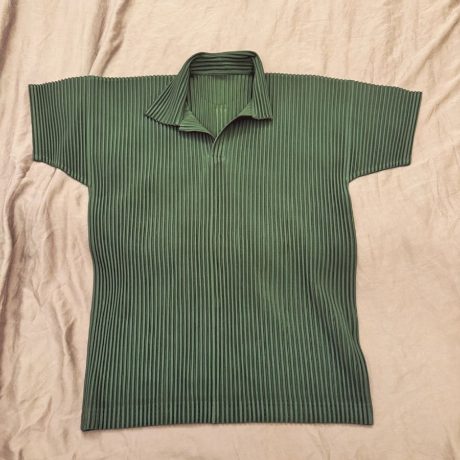 Homme Plisse 短袖polo衫-0