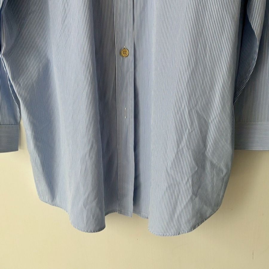 Gucci 藍色/紅船錨logo襯衫42號-14