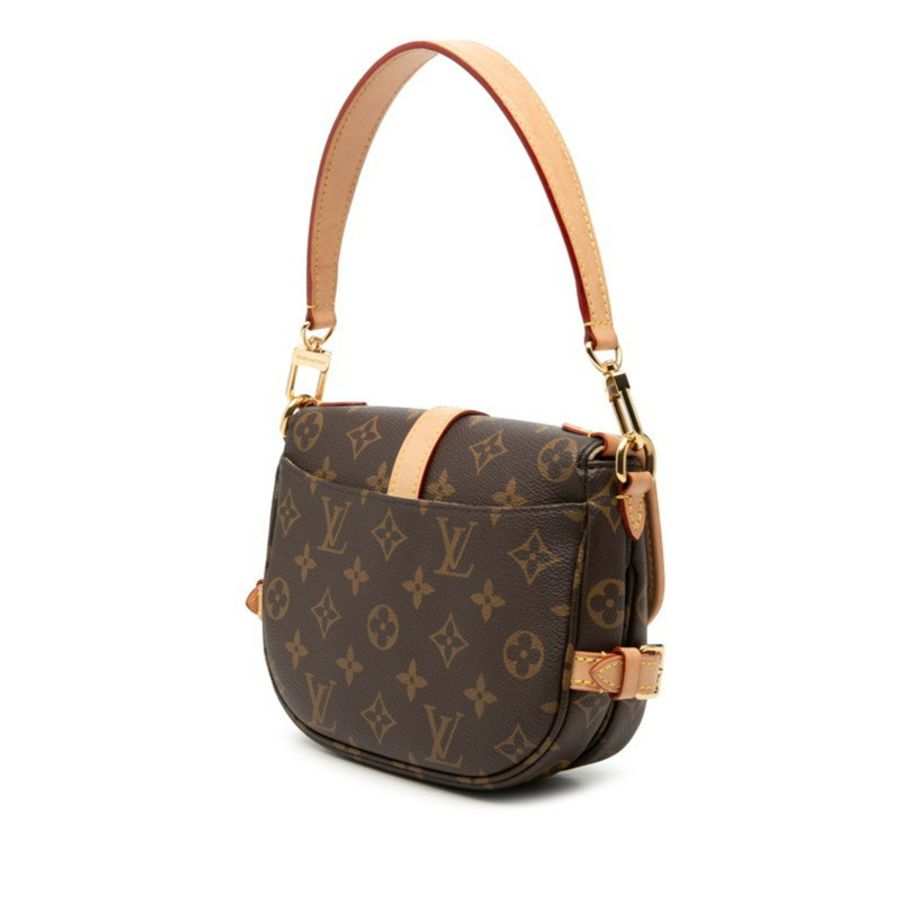 路易威登 Monogram Saumur BB 手提包/肩背包 2WAY M46740 棕色皮革 女士 LOUIS VUITTON-1