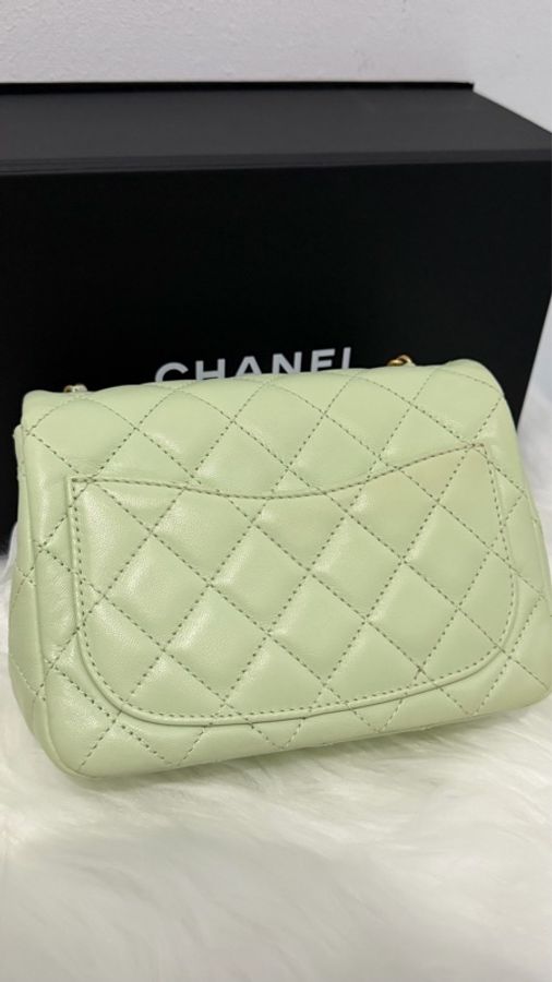 Chanel金球牛油果綠方胖🥑-5