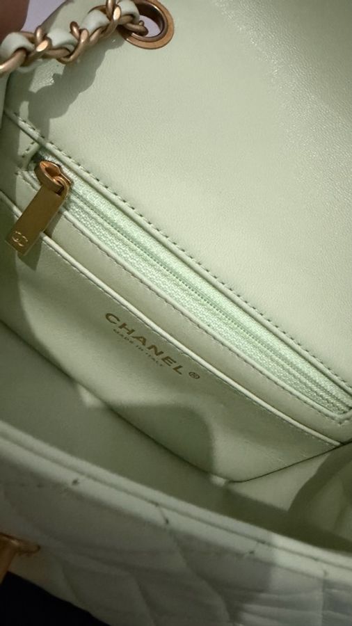 Chanel金球牛油果綠方胖🥑-7