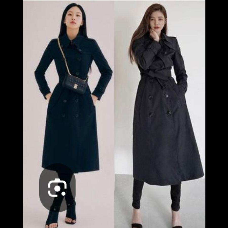 原價5萬2／全新未使用／Burberry 時尚女神風衣-13