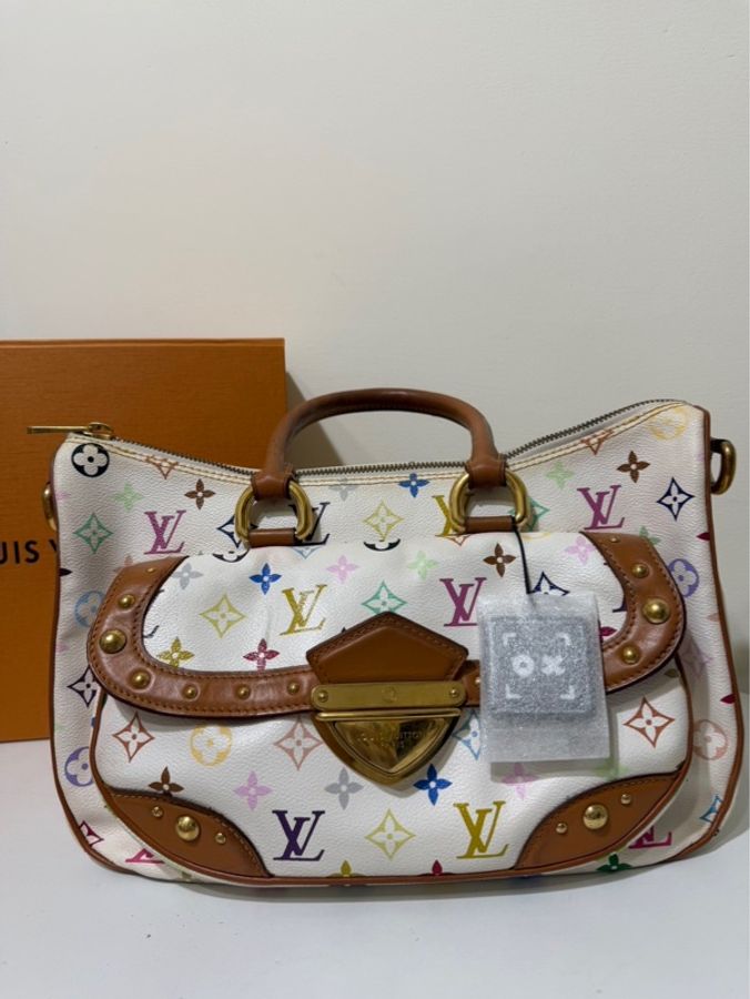 👜LV|村上隆白三采元寶-1