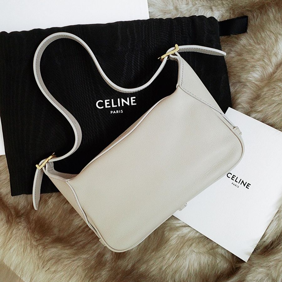 ▪️現貨全新▪️ Celine mini romy腋下包飯盒包兩用手袋-0