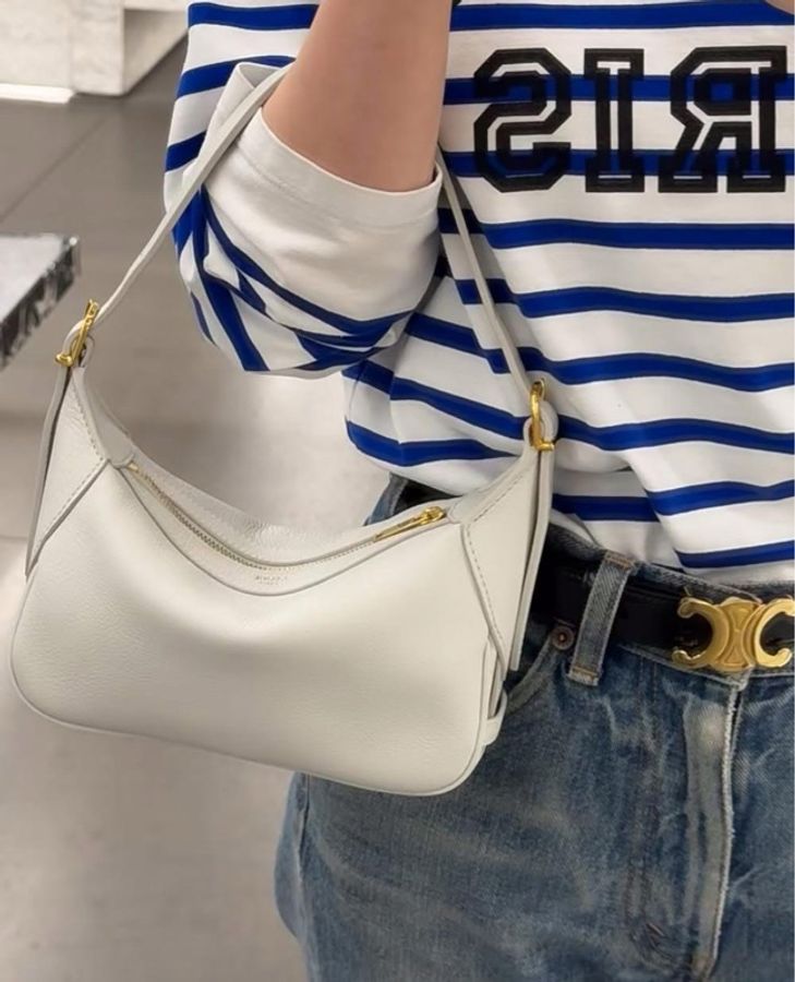 ▪️現貨全新▪️ Celine mini romy腋下包飯盒包兩用手袋-9