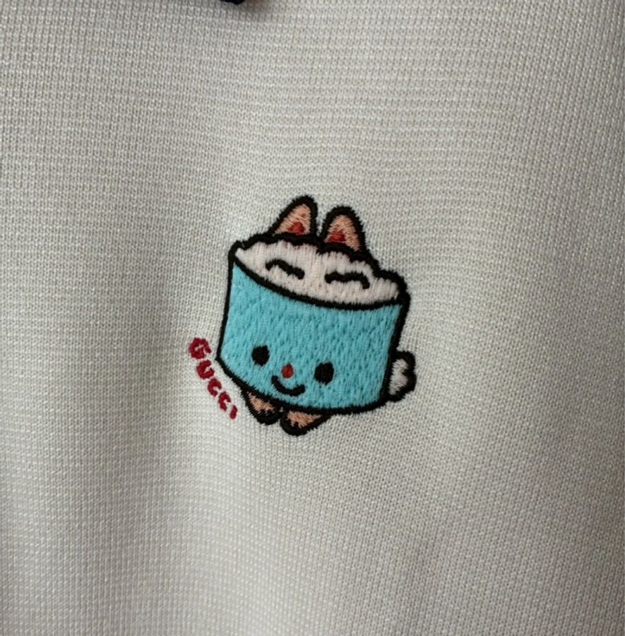 Gucci 刺繡學院風連身洋裝L號-3