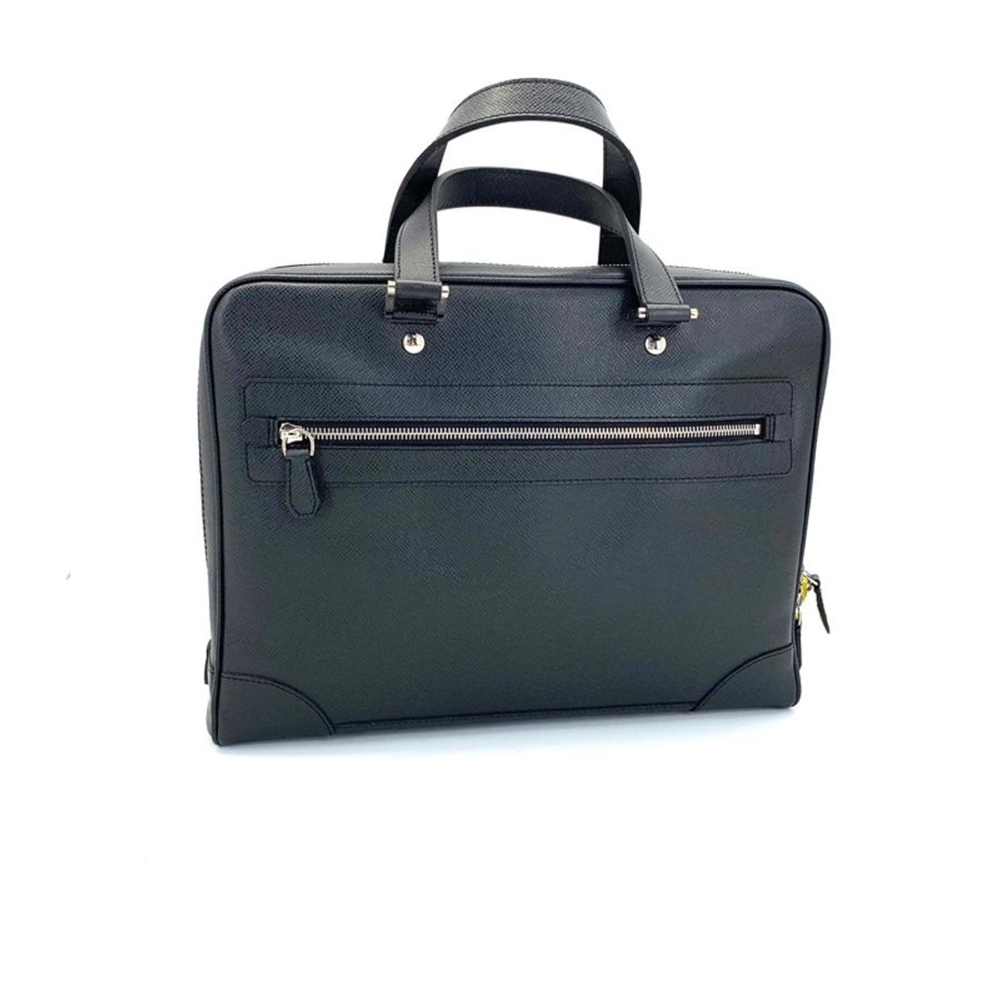 Louis Vuitton 路易威登 黑色全皮手提公文包-2