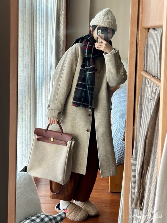 愛馬仕hermes herbag31金棕双肩/双袋 背包-1