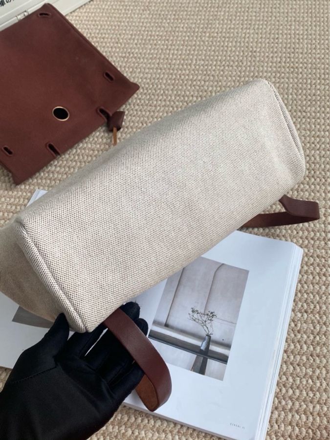 愛馬仕hermes herbag31金棕双肩/双袋 背包-6