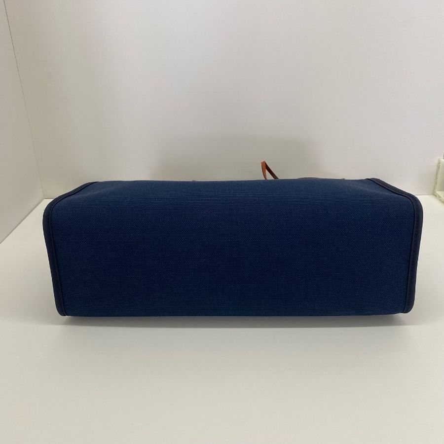 Hermes Herbag31 藍拼棕-4