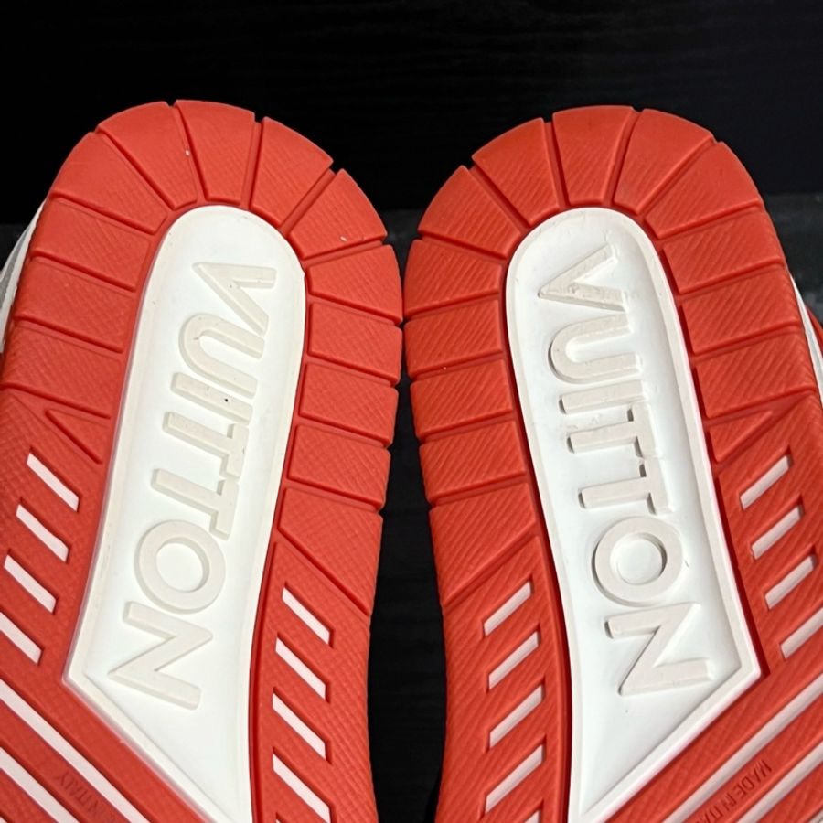 Louis Vuitton路易威登白橙浮雕Trainer板鞋 42碼-5