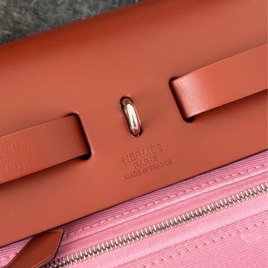 Hermes愛馬仕herbag31櫻花粉， 98新-6