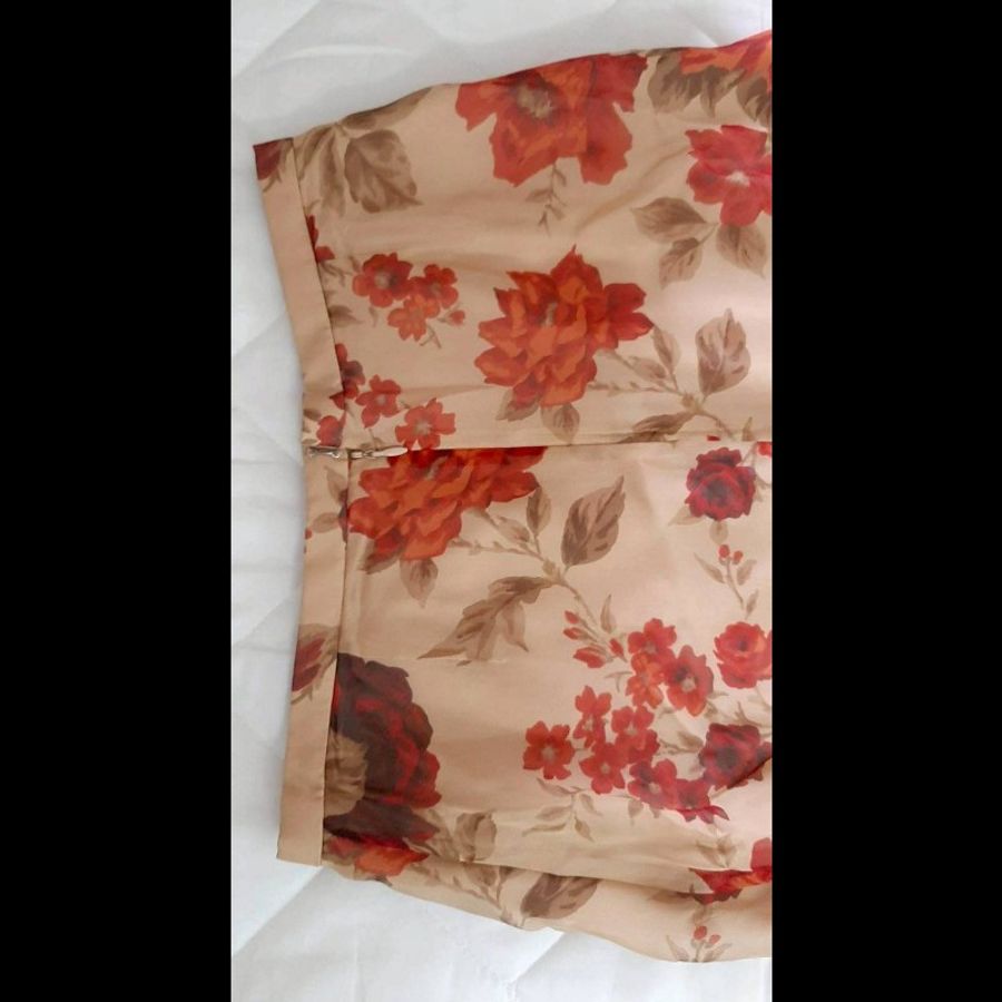 BURBERRY 博柏利 LONDON 女印花滿版內裏絲質大裙擺長裙40號-3