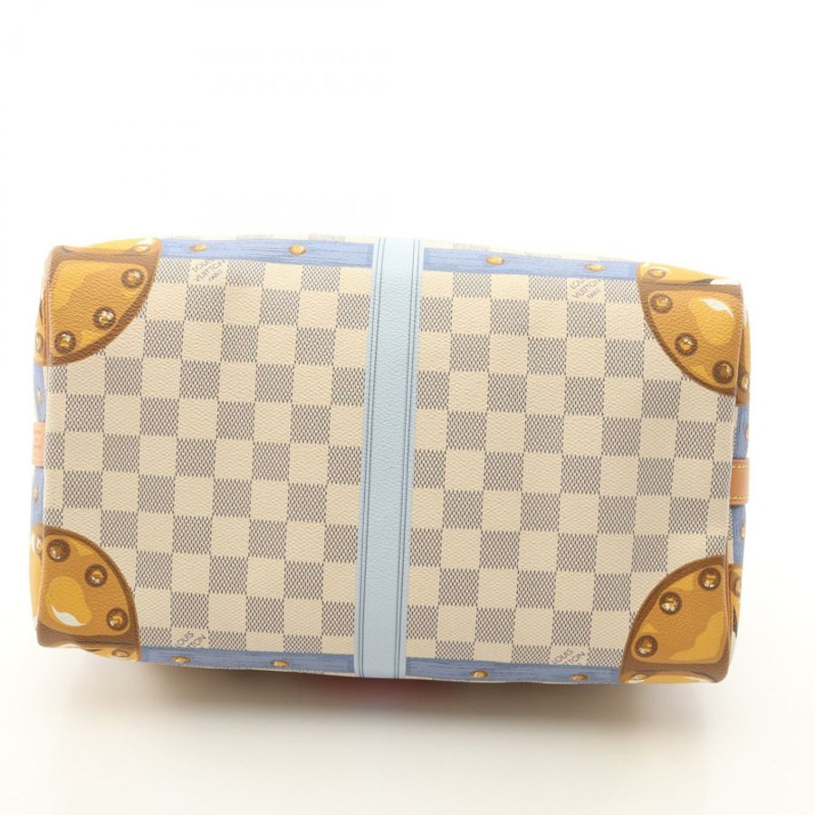 路易威登 Speedy Bandouliere 30 斜背包 N41063 Damier azur LV-8