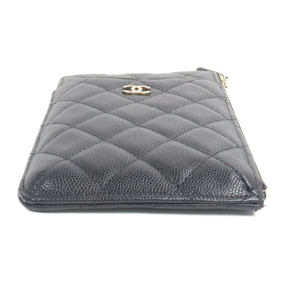 CHANEL 牛皮皮革Classic Phone Pouch with Zipper長錢包-5
