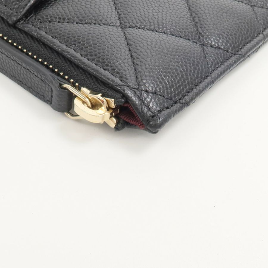 CHANEL 牛皮皮革Classic Phone Pouch with Zipper長錢包-8