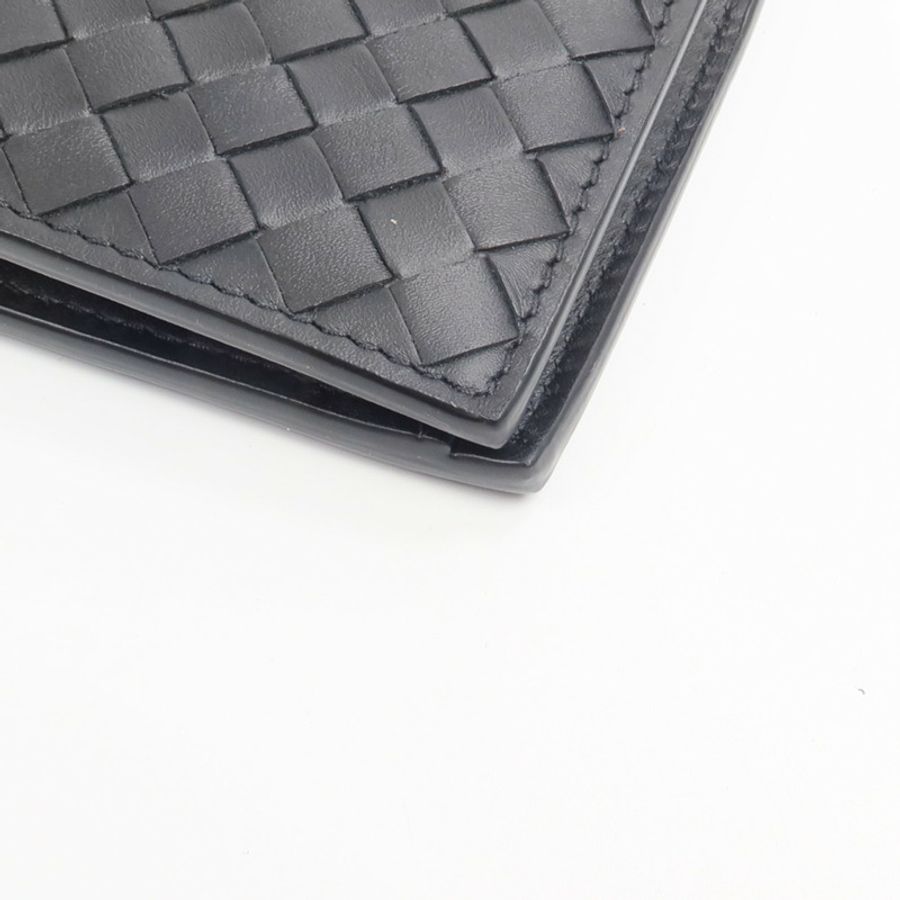 BOTTEGA VENETA 牛皮皮革Intrecciato Bi-Fold Wallet錢包-9