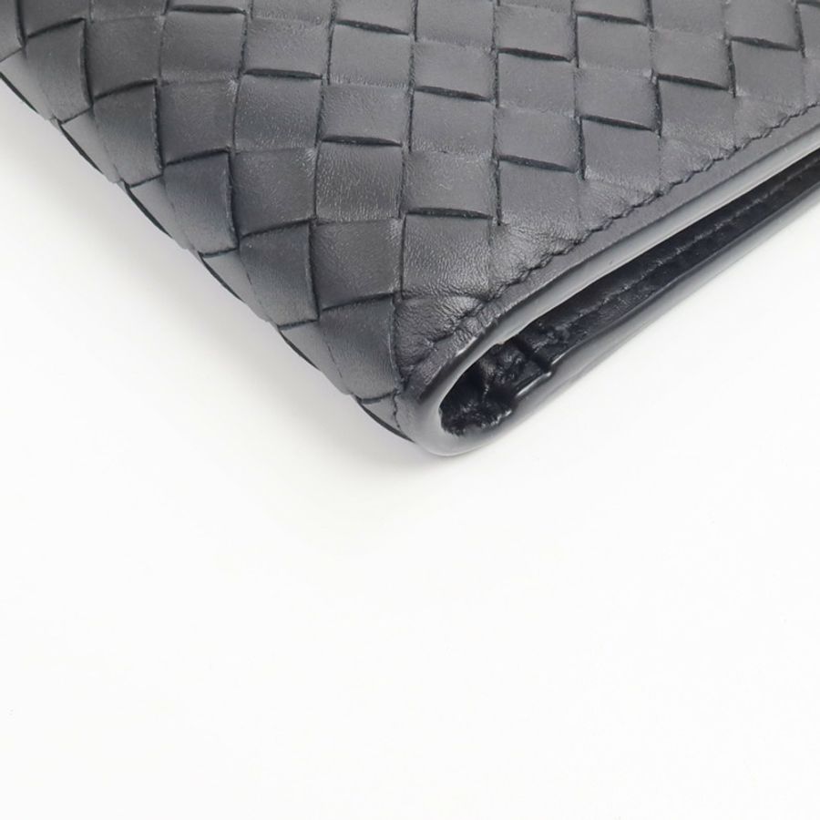 BOTTEGA VENETA 牛皮皮革Intrecciato Bi-Fold Wallet錢包-10