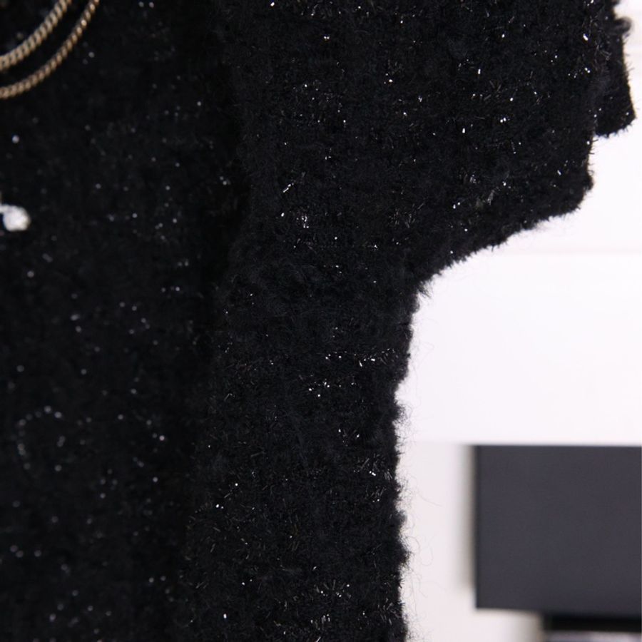 Dior 04年黑色重工满天星马赛项圈上衣外套-30