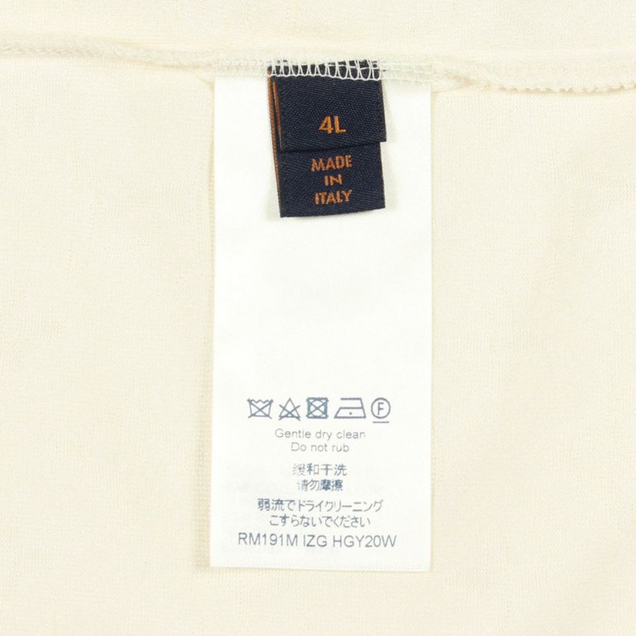 路易威登 Monogram 毛巾環 T 卹 #4L RM191M IZG HGY20W 絲棉 LV-4
