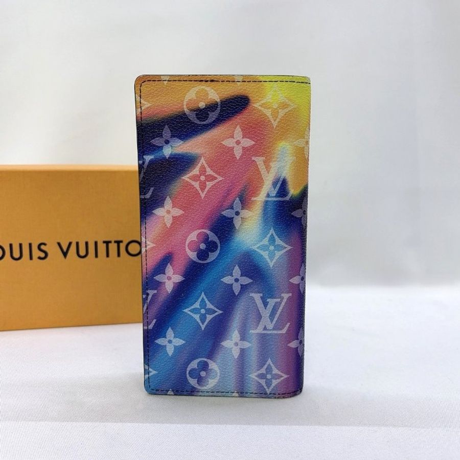 LV Sunset Brazza對開長夾-1