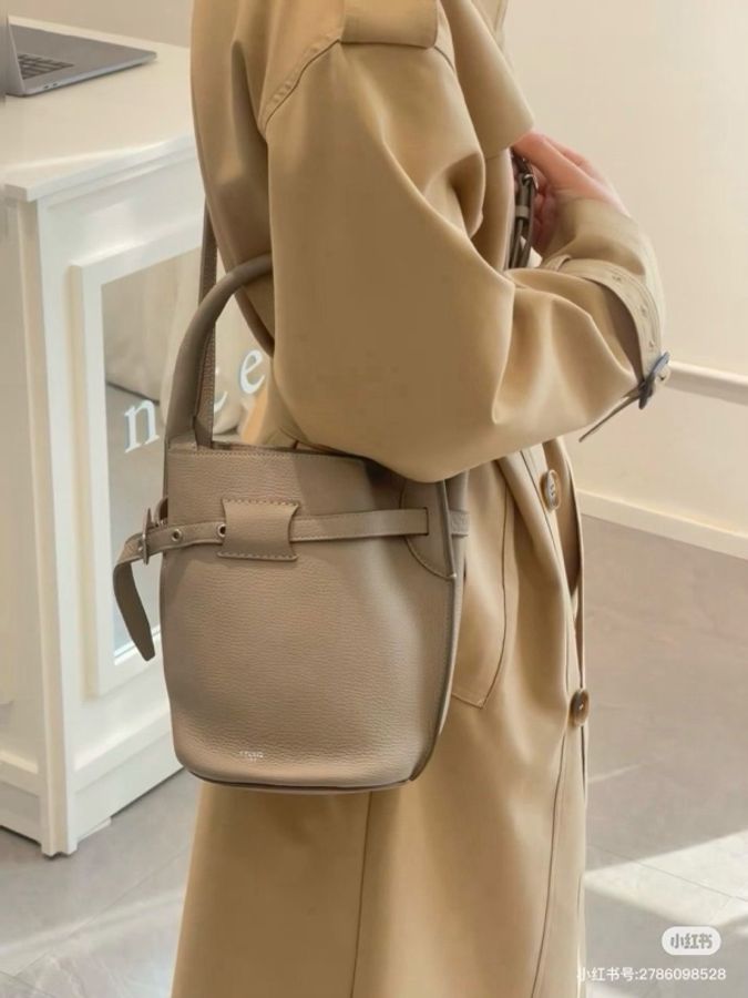 🤍 CELINE Big Bag Bucket 大象灰水桶包 🤍-0