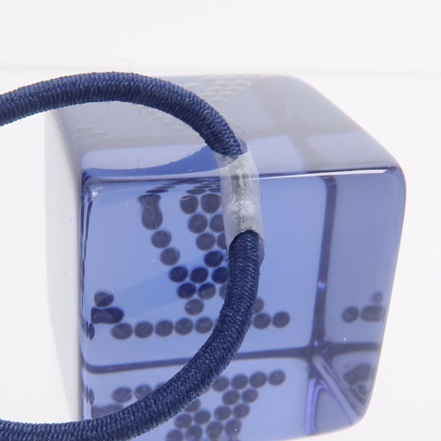 LOUIS VUITTON PVC Hair Cube髮圈-6