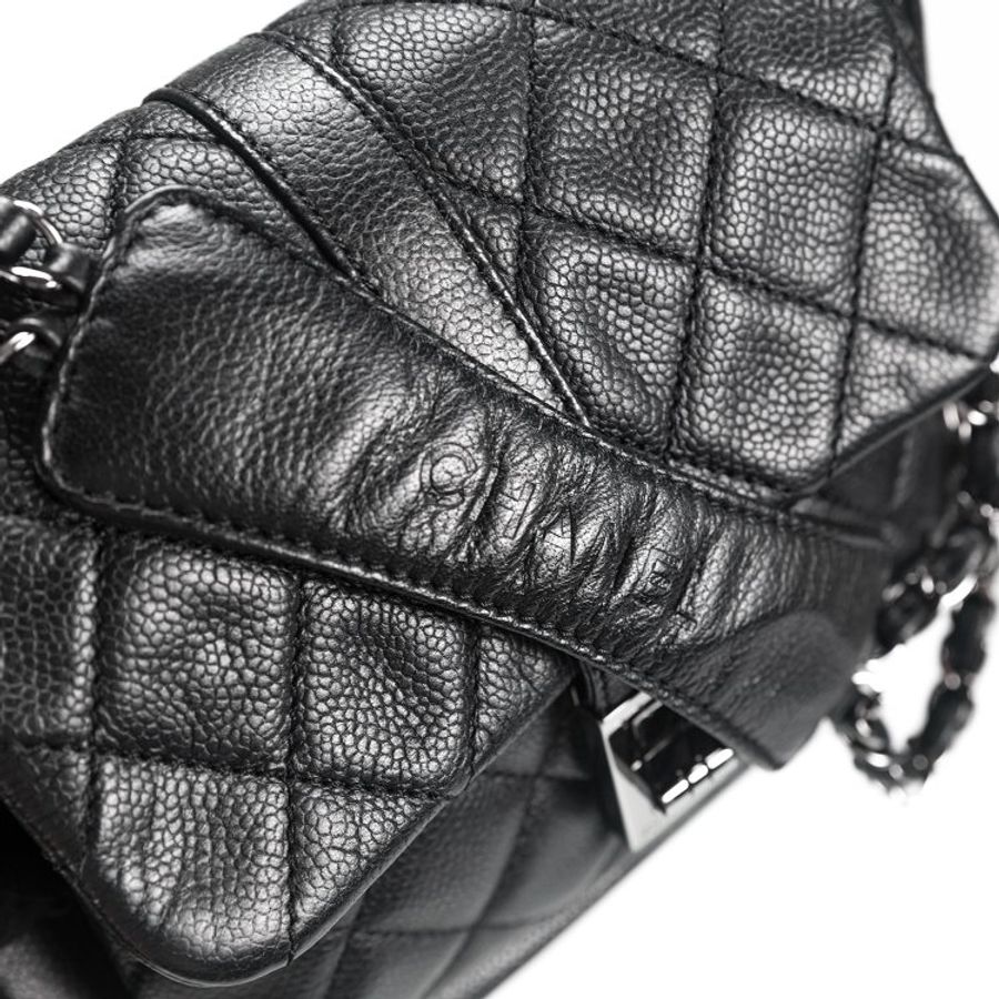 A11 Chanel 2.55系列金屬扣菱形鏈條單肩包-25
