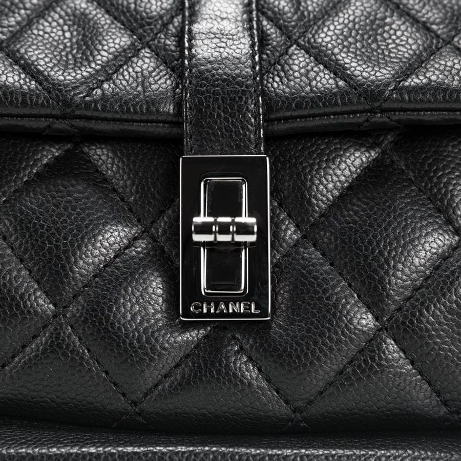 A11 Chanel 2.55系列金屬扣菱形鏈條單肩包-26