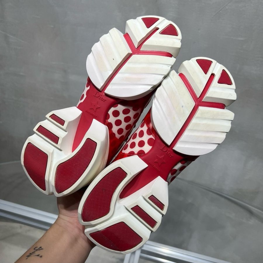 Dior/迪奧 波點老爹鞋 白紅色 尺碼/36碼-6
