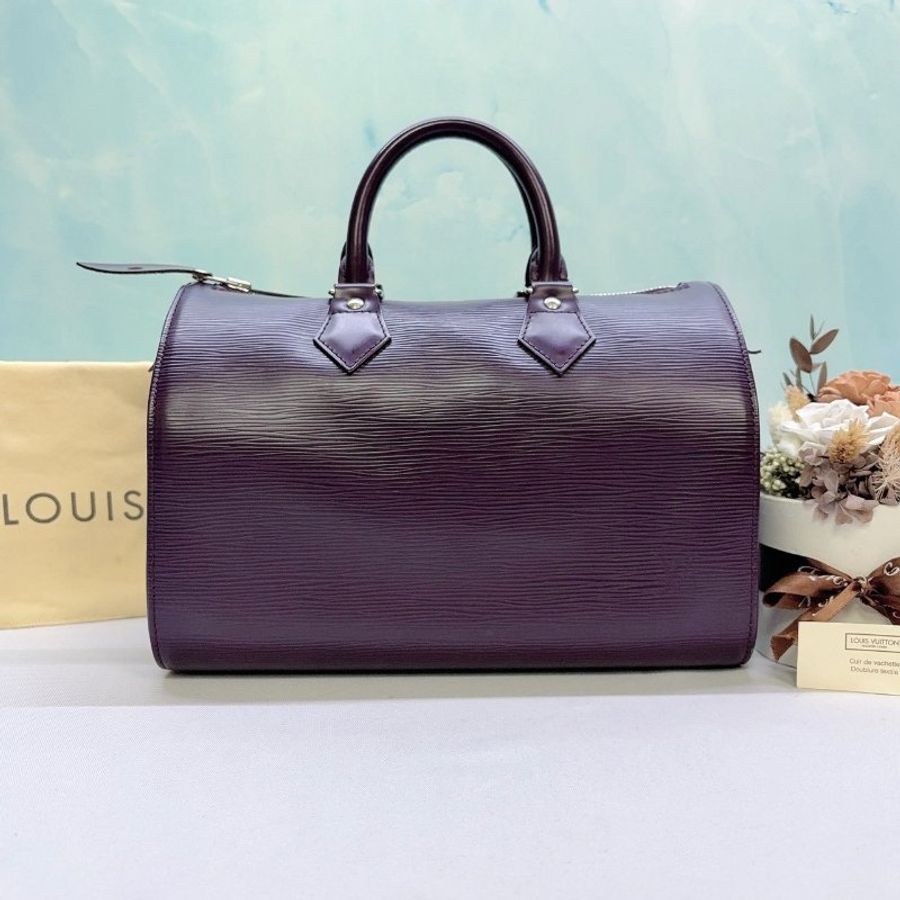 LV Epi Speedy30紫色波士頓手提包-0